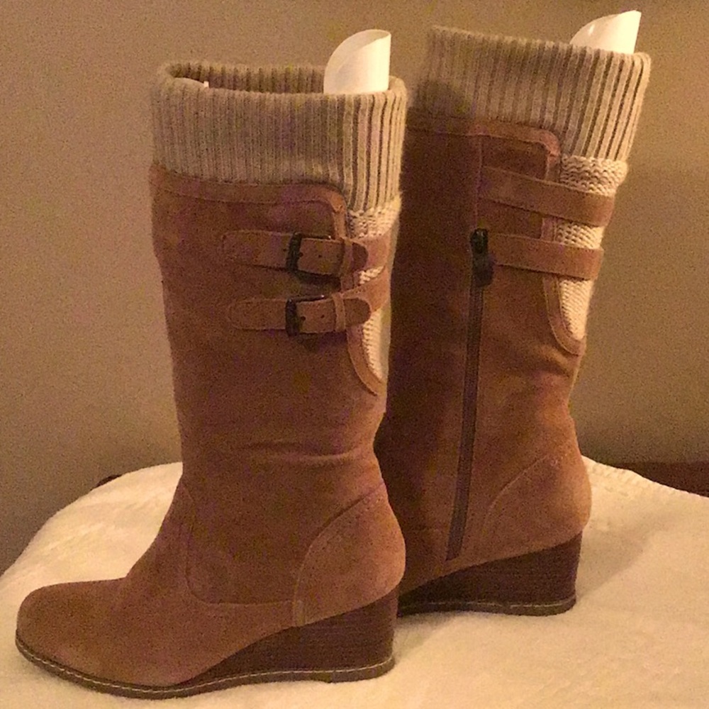 Bjorndal brown suede boot.